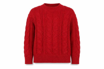 Next Women Red UK 12 Cable Knit High Neck Long Sleeve Jumper
