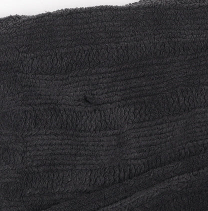 Next Men’s Black XL Button Neck Fleece Henley Jumper