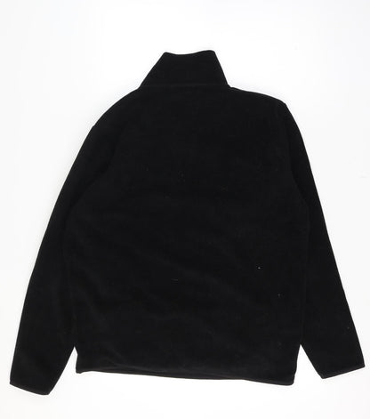 Liverpool FC Men’s XL Black 1/4 Zip Fleece Sweatshirt