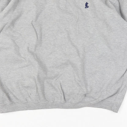 Disney World Men’s XL Grey Mickey Mouse Embroidered Crew Sweatshirt