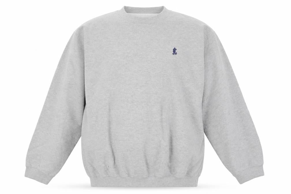 Disney World Men’s XL Grey Mickey Mouse Embroidered Crew Sweatshirt
