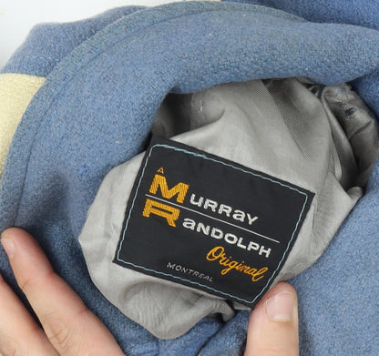 Murray Randolfh Men’s Blue Size M Wool Varsity Jacket Hotel Legault