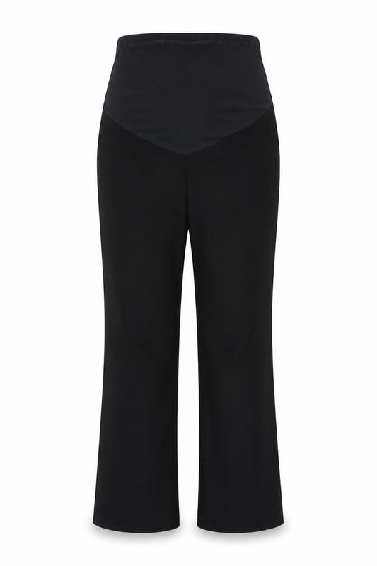New Look Maternity Women’s Black Size 10 Flared Stretch Trousers
