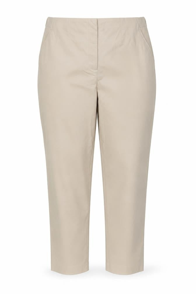 Marks & Spencer Women’s Beige Size 20 Long Tapered Smart Work Trousers