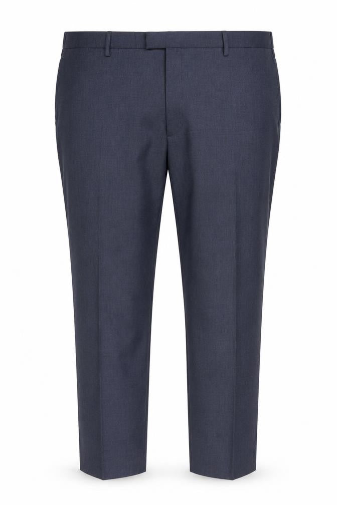 Marks & Spencer Men’s Blue Linen Blend Dress Trousers 50in Waist 29in Short