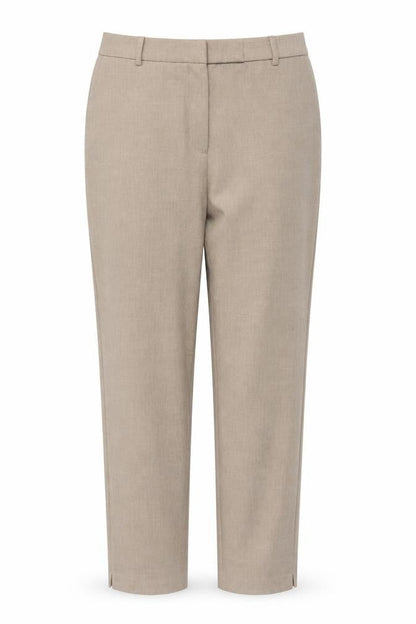 M&S Women Beige Size 16 Long Tapered Smart Dress Trousers