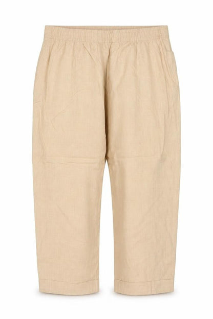 Marks and Spencer Women’s Beige Size 22 Linen Blend Tapered Trousers