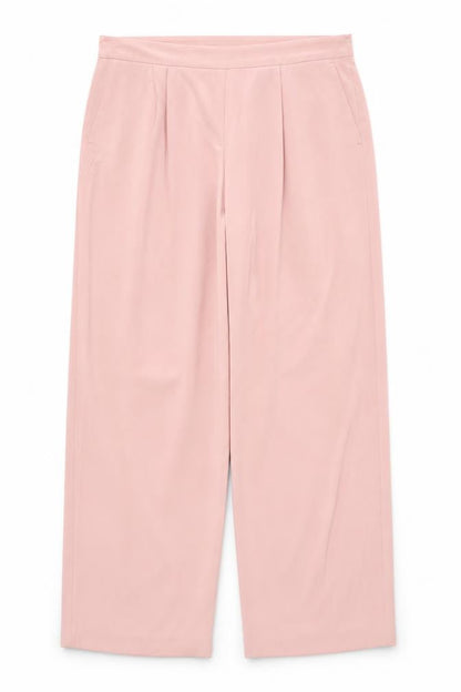 Marks & Spencer Women’s Pink Size 20 Wide Leg High Rise Trousers