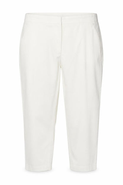 Marks & Spencer Women Ivory UK 20 Short Tapered Chino Trousers