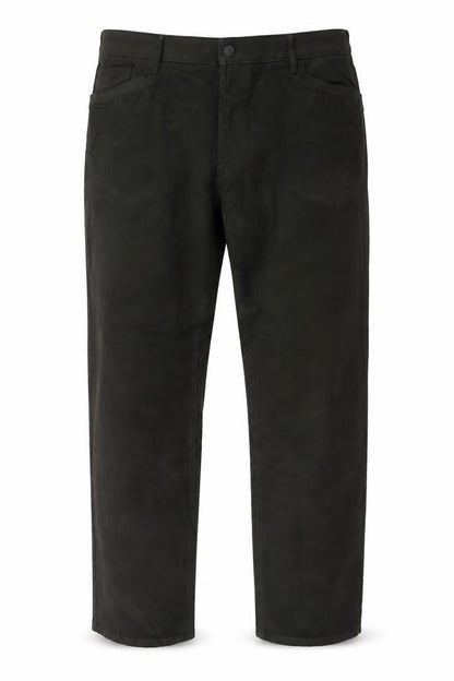 Marks & Spencer Men’s Black 44in 31in Straight Cotton Trousers