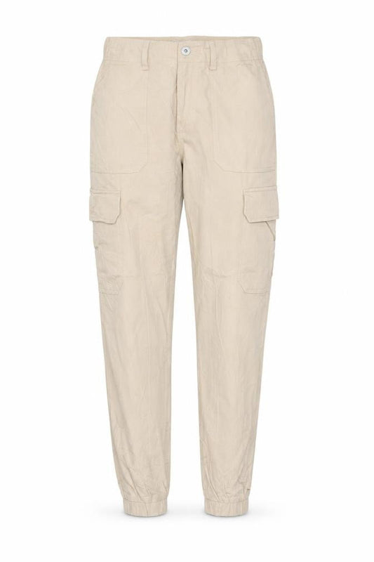 365 Women’s Beige Size 14 Cotton Stretch Cargo Jogger Trousers