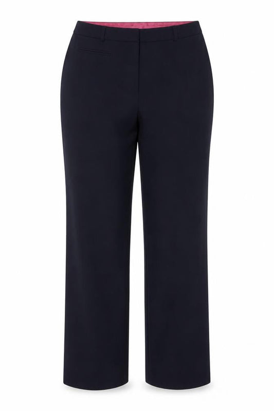 Dorothy Perkins Women Blue Pinstripe Tailored Dress Trousers UK 14