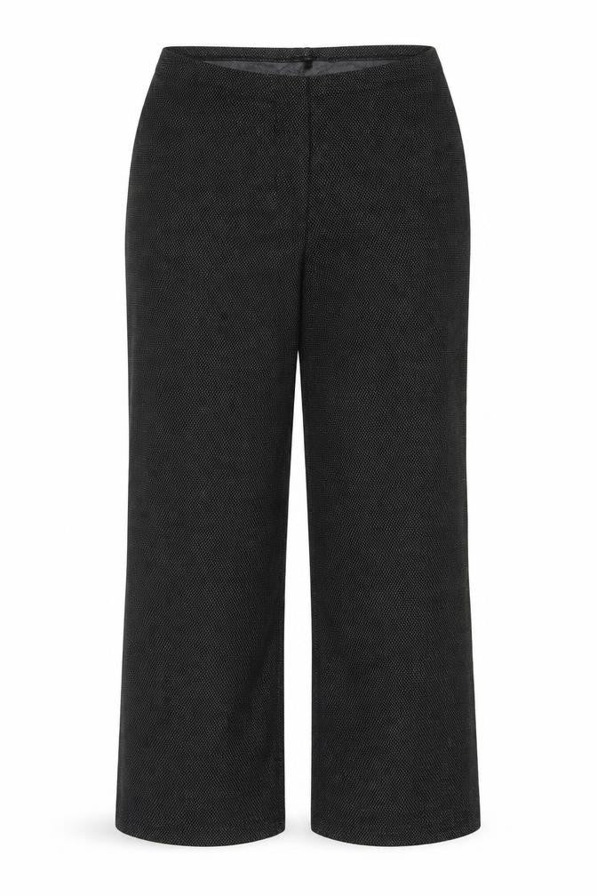 Marks and Spencer Women’s Black Mix UK 16 Wide-Leg Pull-On Trousers