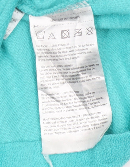 Regatta Women Blue UK 14 Pullover Fleece 1/4 Zip High Neck