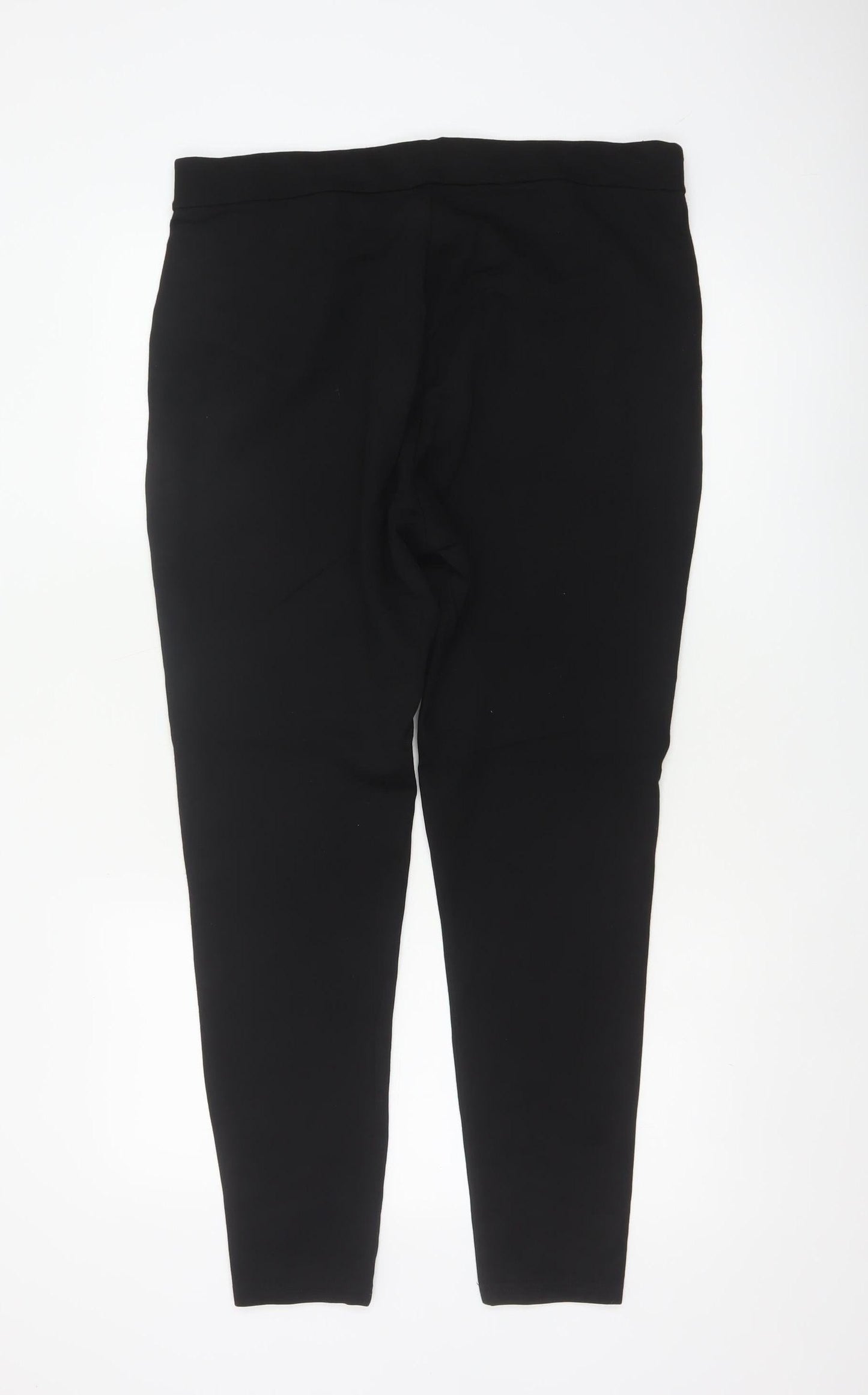 Next Women’s Black Size 18 Skinny Stretch Zip Detail Trousers