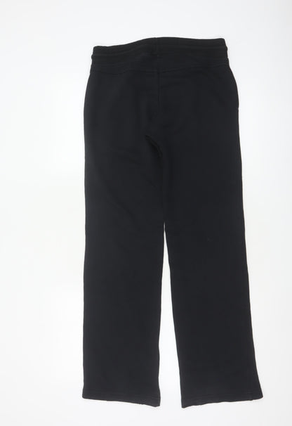 Nike Women’s Black S Logo Fleece Jogger Trousers Drawstring Pockets
