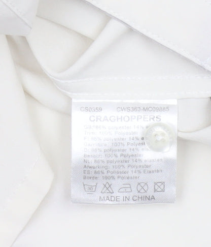 Craghoppers Women Ivory UK 14 Long Sleeve Outdoor Button-Up Shirt