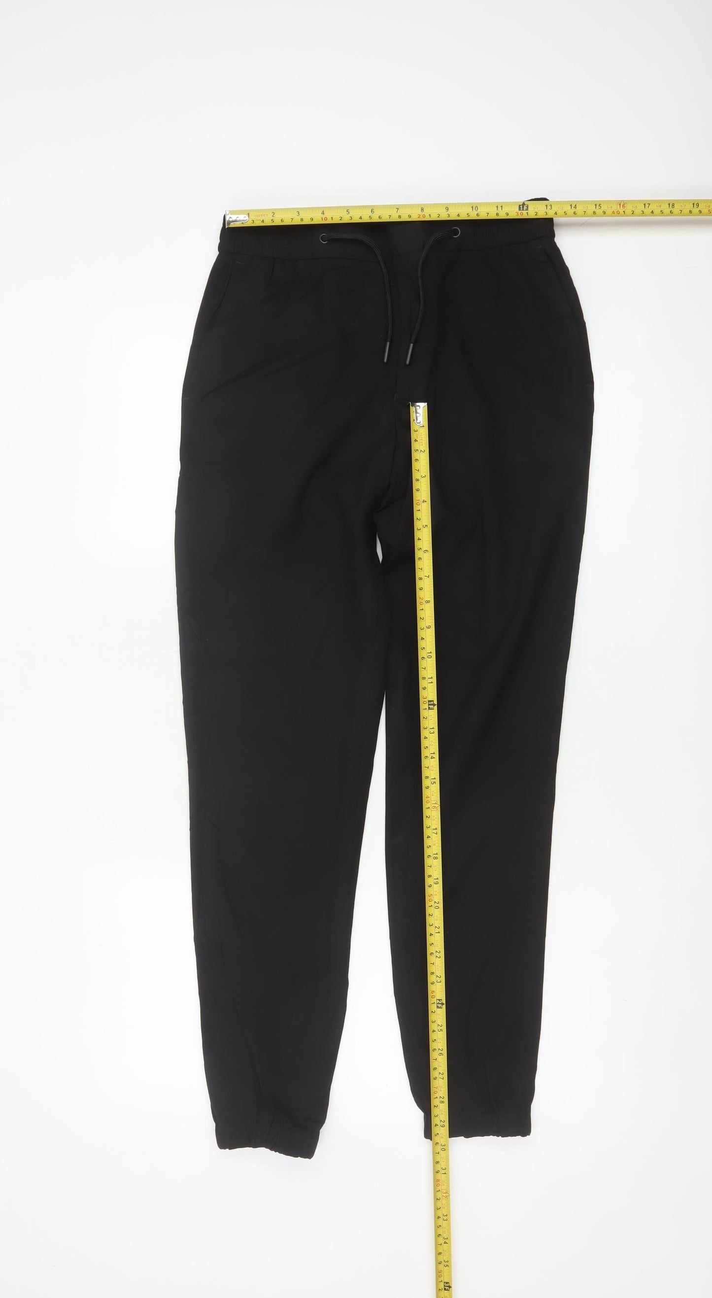 ASOS DESIGN Men’s Black W30 L30 Skinny Jogger Trousers Drawstring