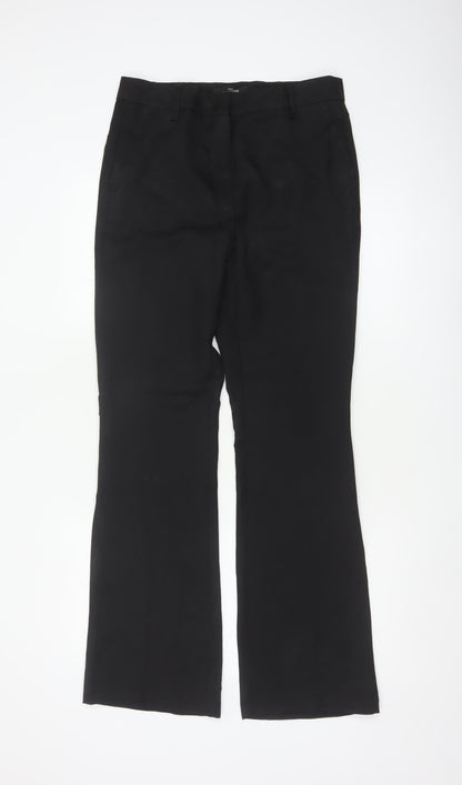 Next Women’s Black UK 8 Flared Dress Trousers Smart Workwear