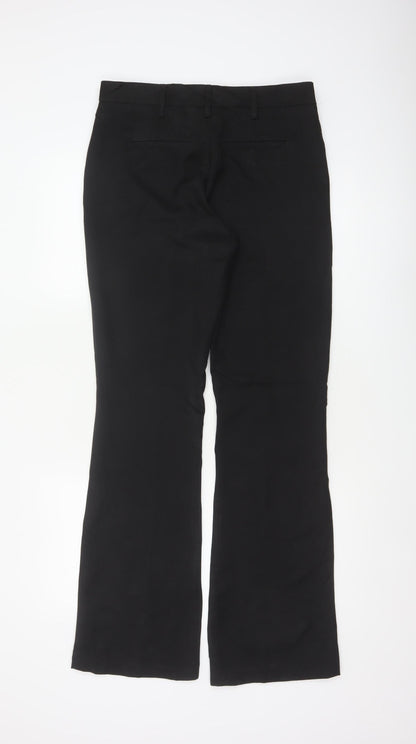 Next Women’s Black UK 8 Flared Dress Trousers Smart Workwear
