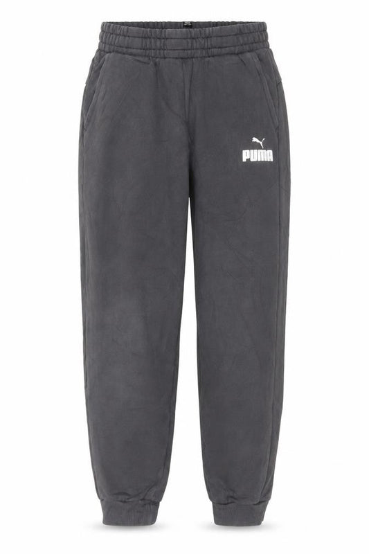 Puma Boys Black 13-14 Years Jogger Sweatpants Elastic Waist Pockets