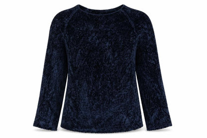 Next Women’s Blue Chenille Knit Crew Neck Pullover Jumper Size L