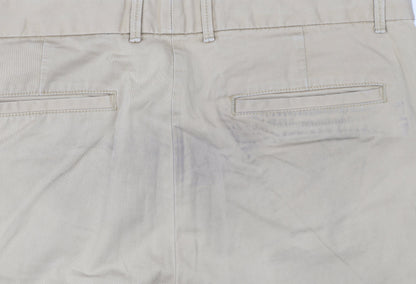 Gap Women’s Beige UK 8 Regular Straight Khaki Chino Trousers