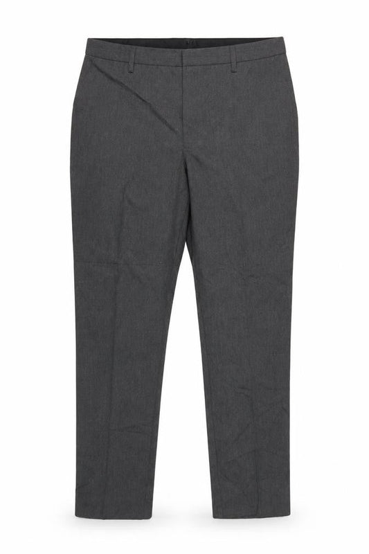 Front view of Marks & Spencer boys’ grey 15-16 years skinny leg school trousers nwt