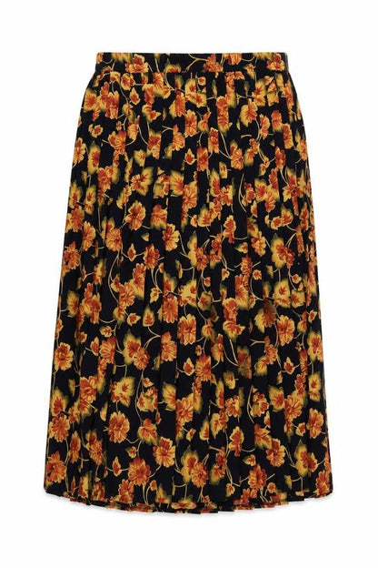 Debenhams Classics Women’s Multicoloured Floral Flared Midi Skirt UK 16