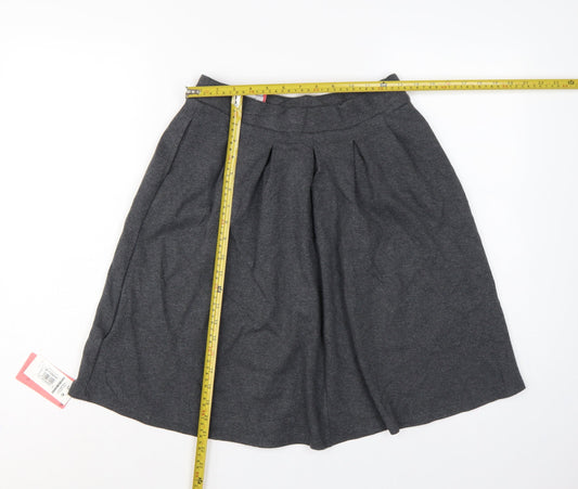 Marks & Spencer Girls Grey Pleated School Uniform Skirt 15-16 Years NWT