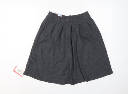 Marks & Spencer Girls Grey Pleated School Uniform Skirt 15-16 Years NWT