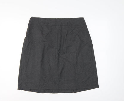 Marks and Spencer Girls Grey 16 Years Pleated Regular Fit School Skirt NWT