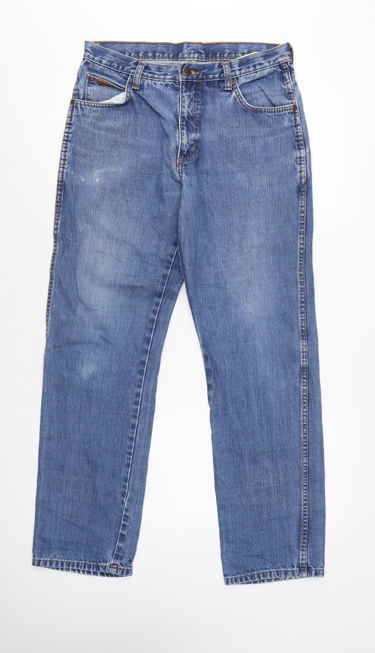 Wrangler Texas Men’s Blue W32 L32 Regular Straight Leg Jeans
