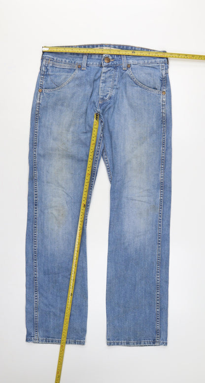 Wrangler Men’s Blue W32 L32 Crank Regular Straight Leg Jeans