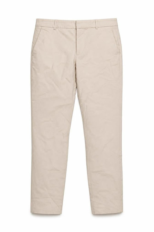 Zara Women Beige UK 12 Tailored Tapered Dress Trousers