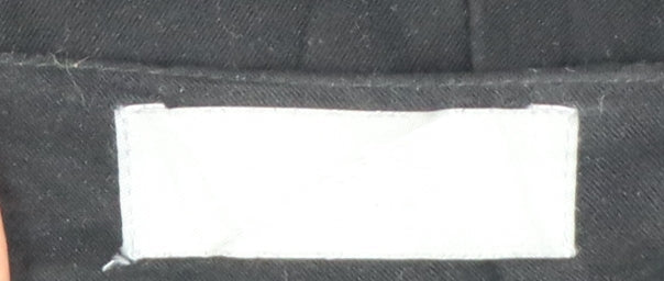 Wallis Women’s Black Size 16 Long Pencil Skirt Button Front Slit