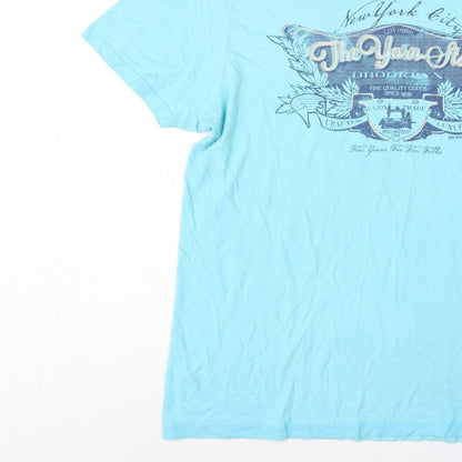 North Coast Men’s Blue 2XL New York City Graphic Print T-Shirt