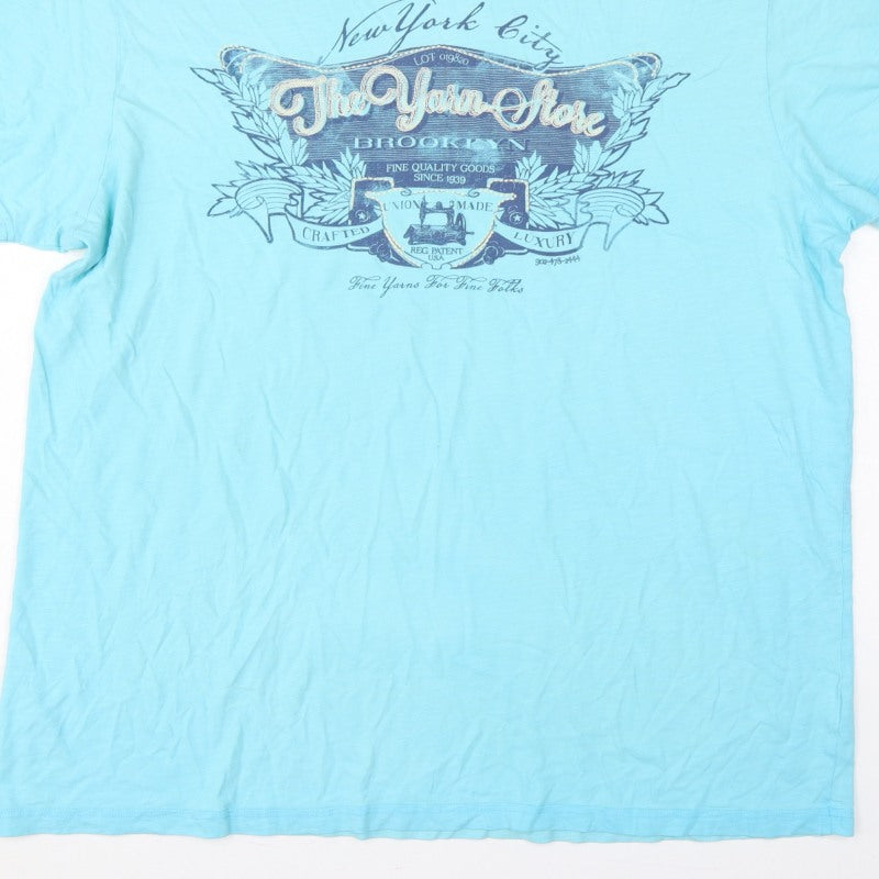 North Coast Men’s Blue 2XL New York City Graphic Print T-Shirt