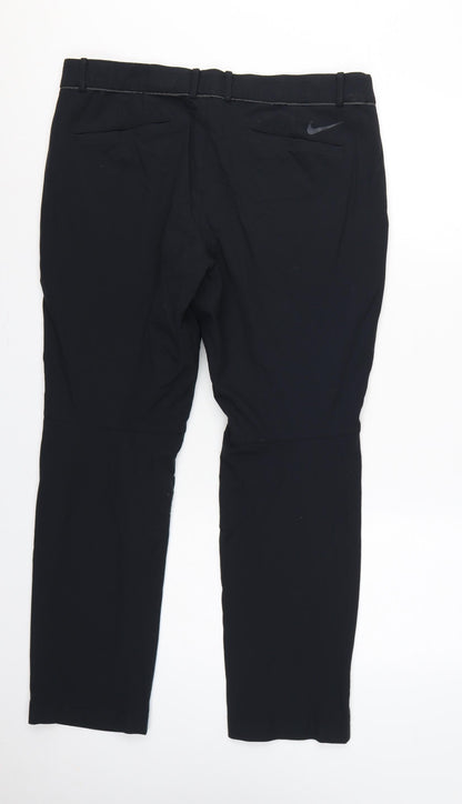 Nike Golf Men's Black 34/30 Dri-FIT Straight Performance Trousers