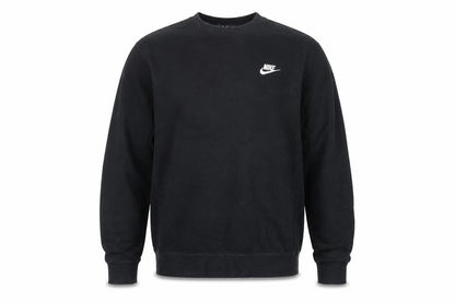 Nike Men’s Black M Crew Neck Pullover Sweatshirt Logo Sports