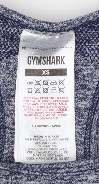 Gymshark Women’s Multicoloured XS Racerback Sports Bra Tank Top