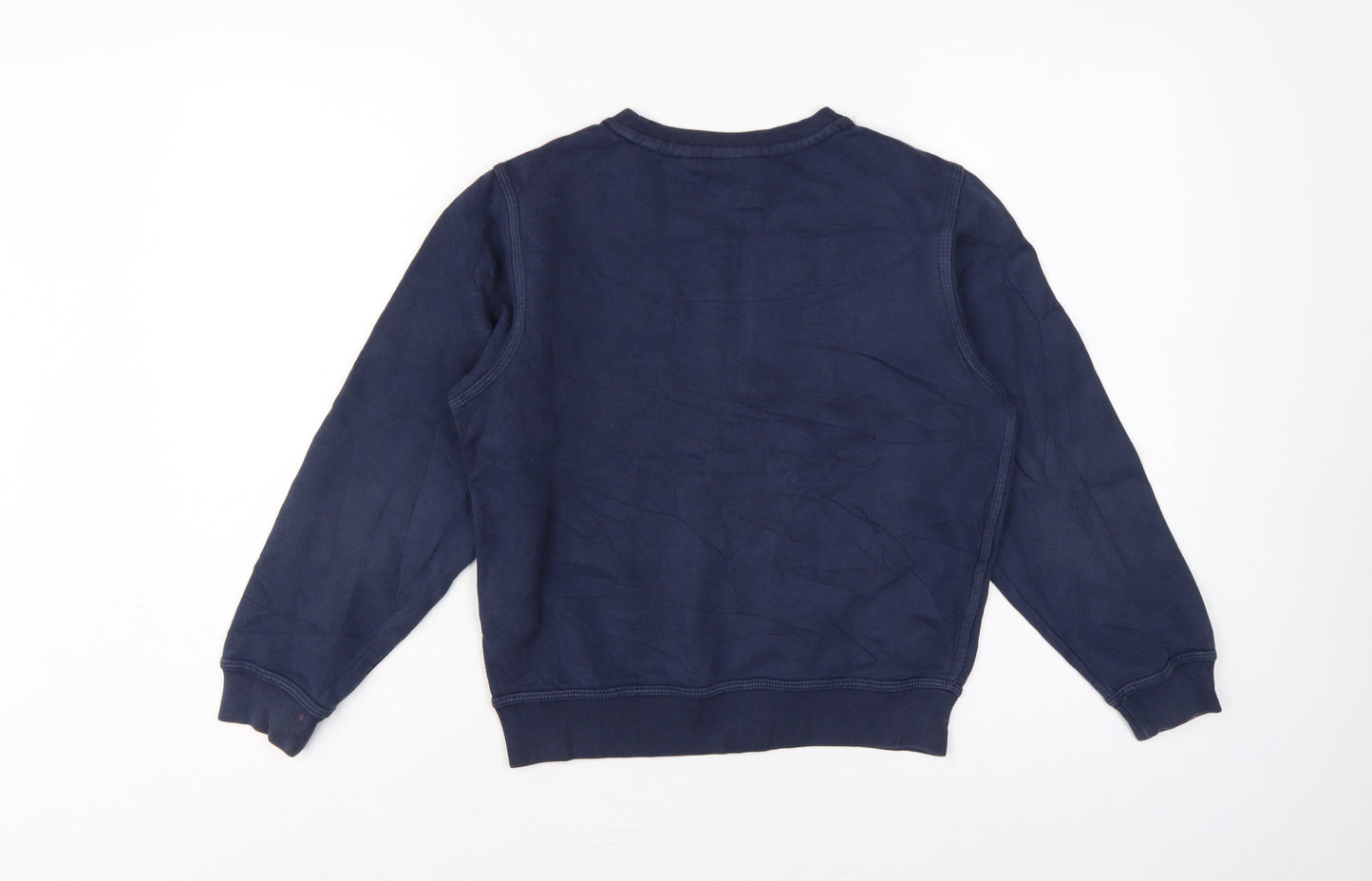 Nike Boys Blue 10-12 Years Pullover Crew Neck Logo Sweatshirt