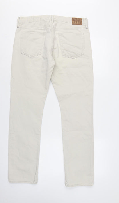 Gap 1969 Men’s Ivory 31/30 Slim Tapered 100% Cotton Jeans