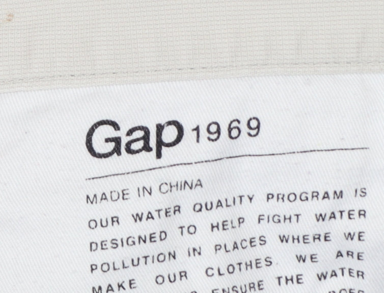 Gap 1969 Men’s Ivory 31/30 Slim Tapered 100% Cotton Jeans
