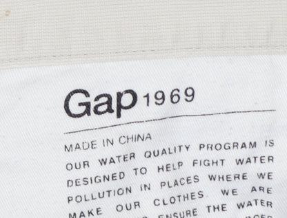Gap 1969 Men’s Ivory 31/30 Slim Tapered 100% Cotton Jeans