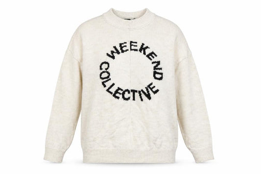 ASOS Design Women Ivory UK 8 Weekend Chunky Knit Pullover Jumper