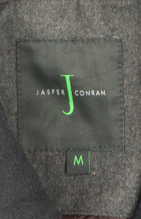 Jasper Conran Men’s Black M Wool Pea Coat Double Breasted