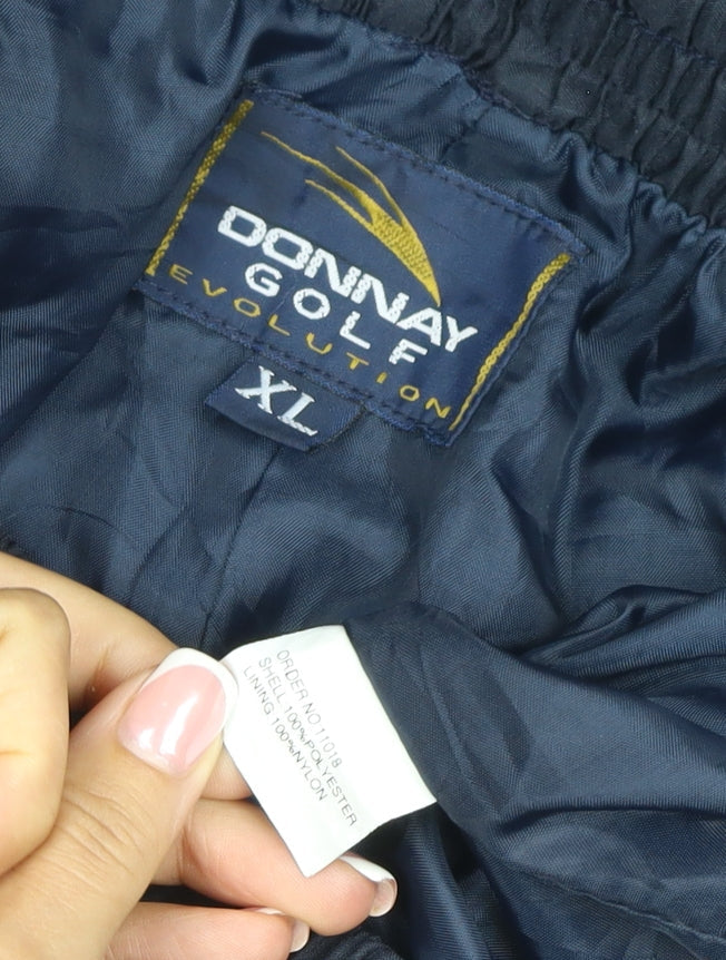 Donnay Golf Evolution Men’s Blue XL Lined Track Pants Elastic Waist