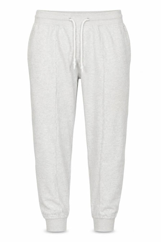 Reiss Men Grey M Jogger Sweatpants Drawstring Zip Pocket Cotton Blend