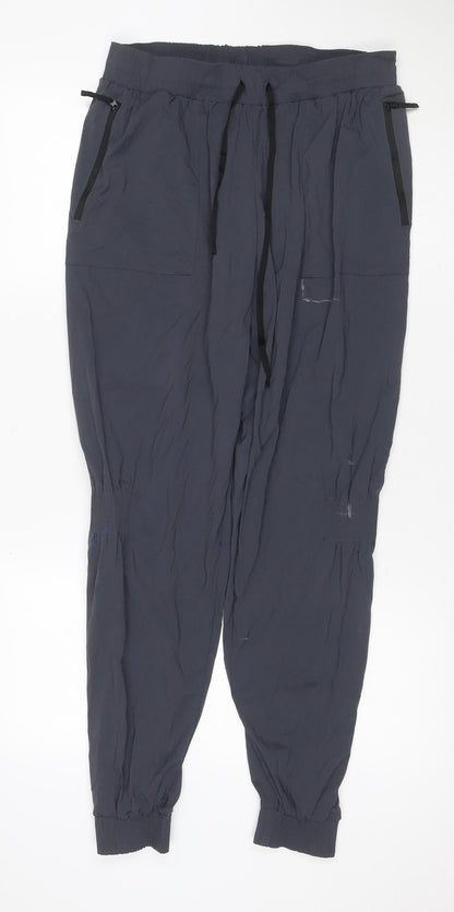 Berghaus Men's Blue 34 Jogger Trousers Drawstring Zip Pockets Cuffed